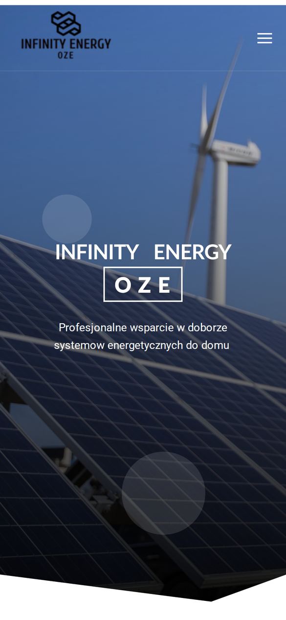 Strona główna infinityenergy-oze.pl na telefonie