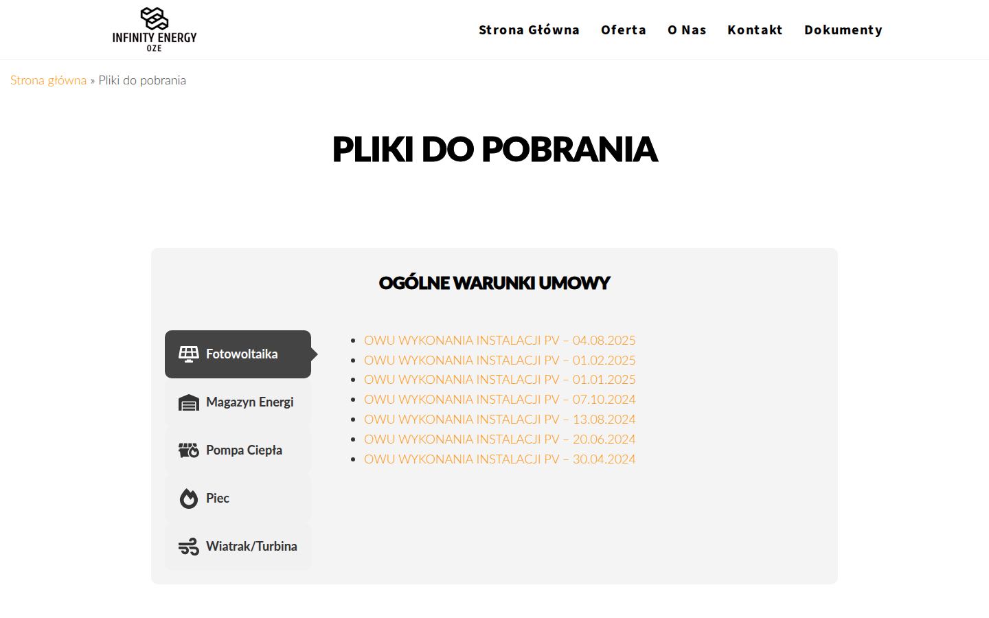 Dokumenty do pobrania